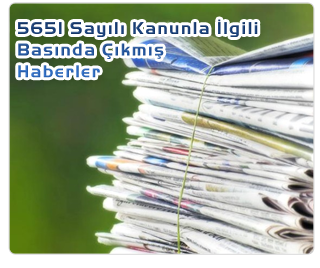 5651 sayl kanunla ilgili basnda çkm haberler