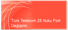 Türk Telekom 25 Nolu Port Değişimi